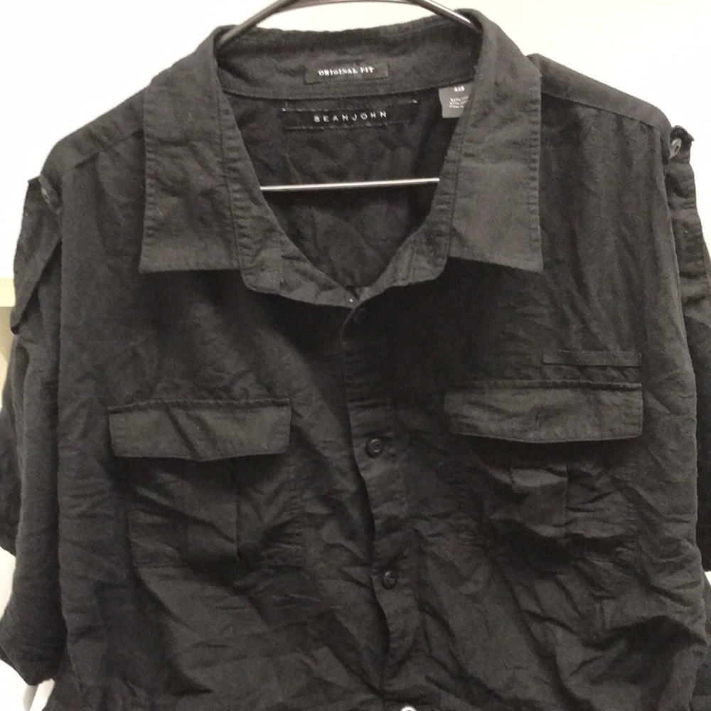 SEANJOHN Big&Tall black linen/cotton blend 🖤